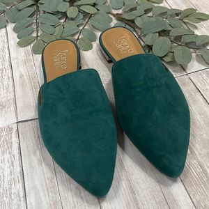 FRANCO SARTO Suede mules size 9M NEW!
